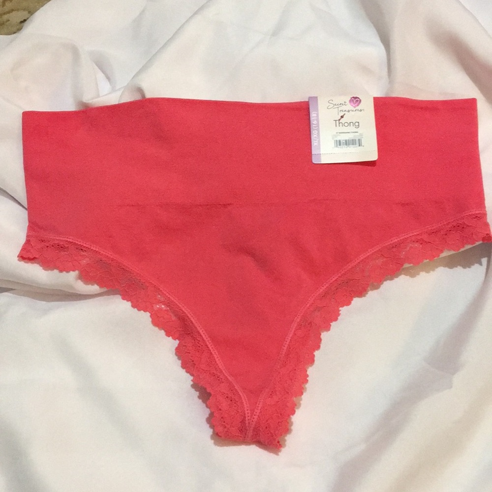 🍩NWT SECRET TREASURES WIDEBAND THONG XL